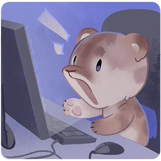 😱 Стикер «Тигр Уля Без Текста» для Telegram