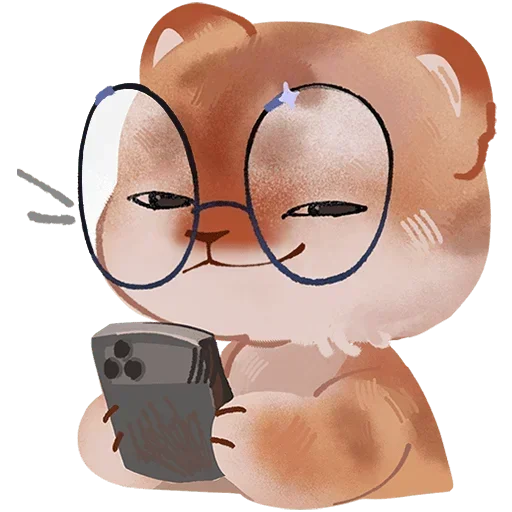 🤓 Стикер «Тигр Уля Без Текста» для Telegram