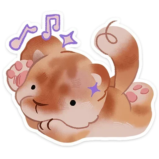 🎵 Стикер «Тигр Уля» для Telegram