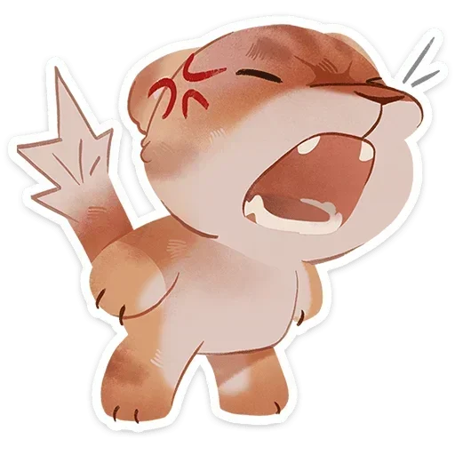 🤬 Стикер «Тигр Уля» для Telegram