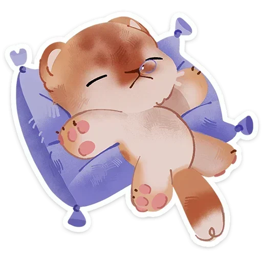 😴 Стикер «Тигр Уля» для Telegram