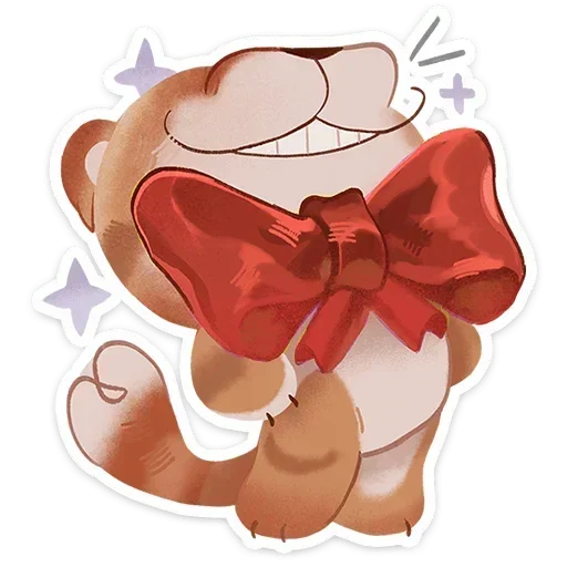😊 Стикер «Тигр Уля» для Telegram