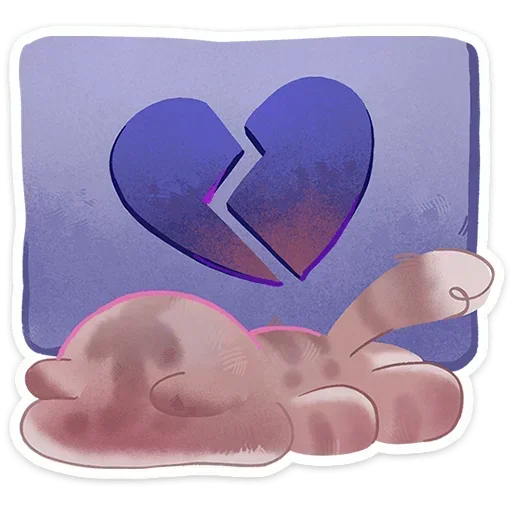 💔 Стикер «Тигр Уля» для Telegram