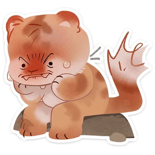 🐯 Стикер «Тигр Уля» для Telegram