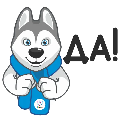 Стикер 3 Ulayka the Husky