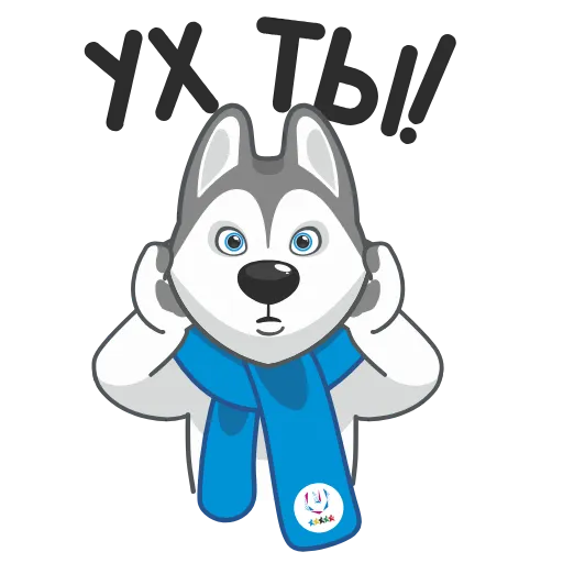 Стикер 2 Ulayka the Husky