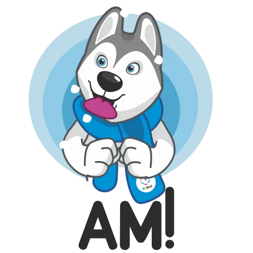 Стикер 8 Ulayka the Husky