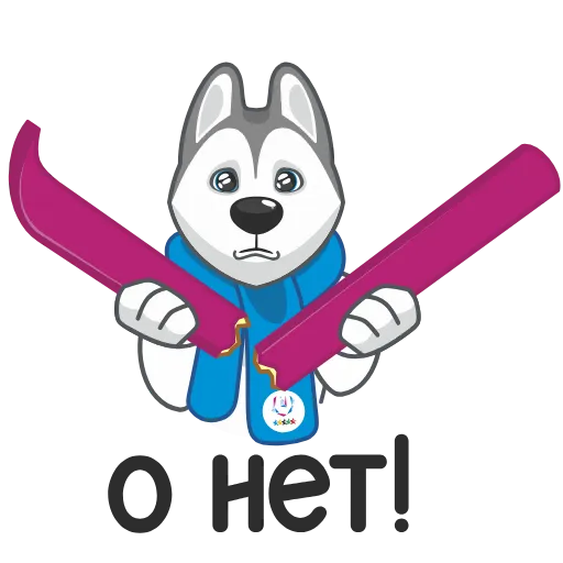 Стикер 14 Ulayka the Husky