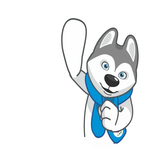 Стикер 19 Ulayka the Husky