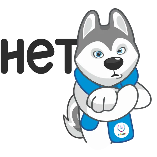 Стикер 18 Ulayka the Husky
