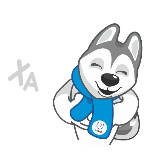 Стикер 24 Ulayka the Husky