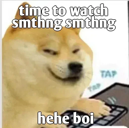🏵 Стикер «Shiba Memes» для Telegram