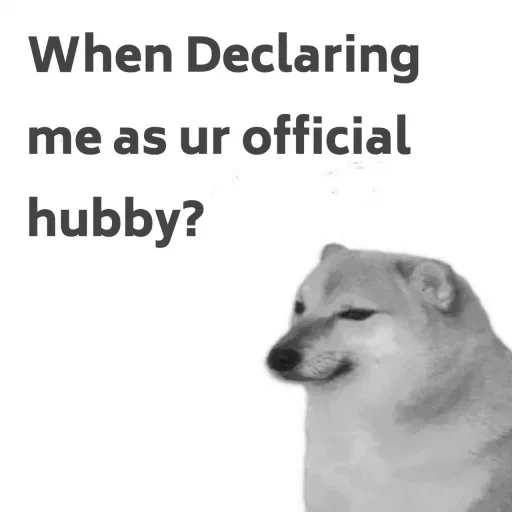 😊 Стикер «Shiba Memes» для Telegram