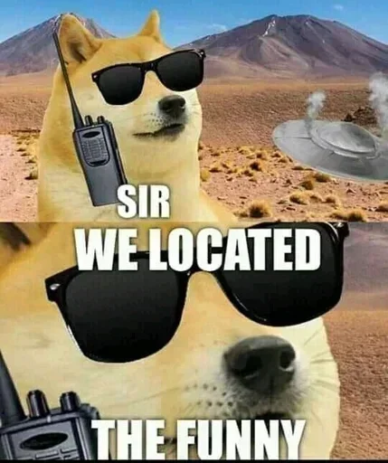 🏵 Стикер «Shiba Memes» для Telegram