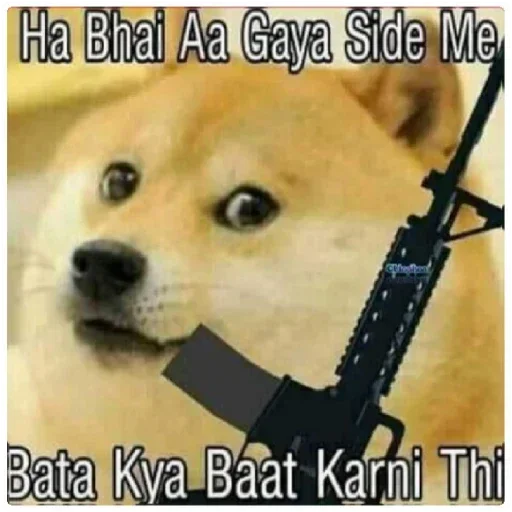 🔫 Стикер «Shiba Memes» для Telegram