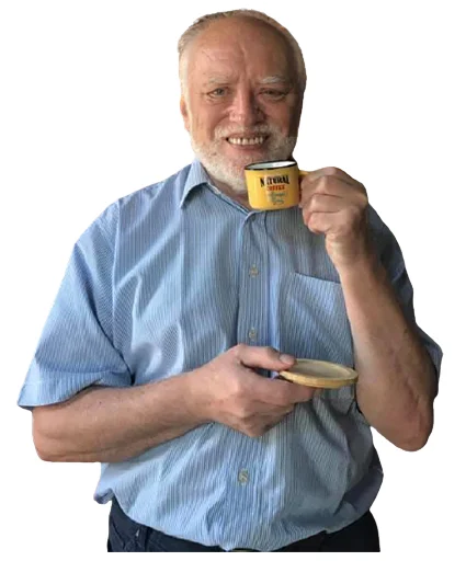 ☕️ Стикер «Ultimate Harold» для Telegram
