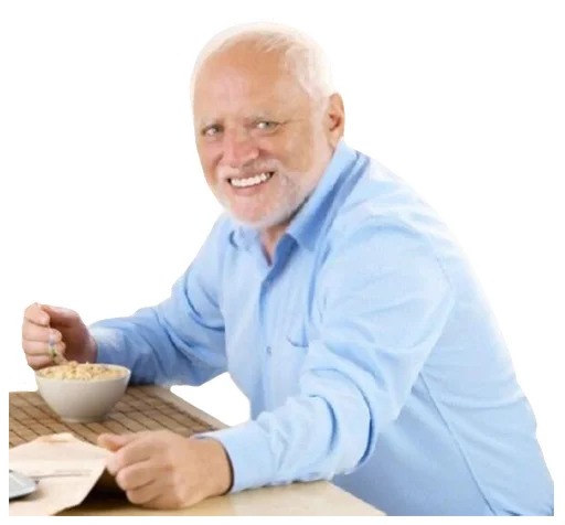 🥞 Стикер «Ultimate Harold» для Telegram