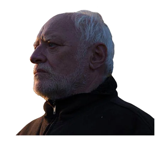 💭 Стикер «Ultimate Harold» для Telegram