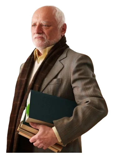👨‍🏫 Стикер «Ultimate Harold» для Telegram