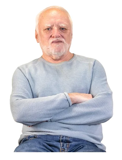 😾 Стикер «Ultimate Harold» для Telegram