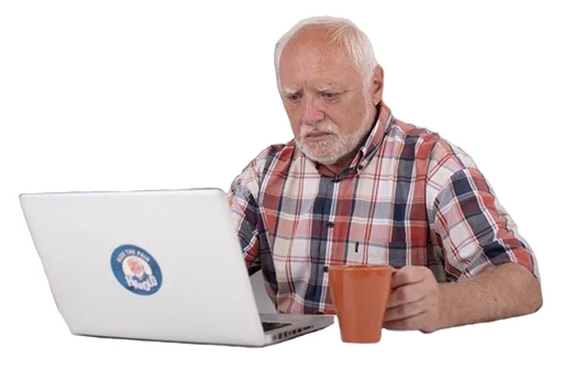 💻 Стикер «Ultimate Harold» для Telegram