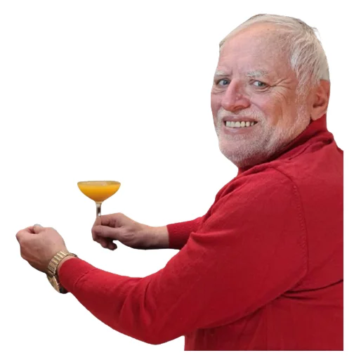 🍸 Стикер «Ultimate Harold» для Telegram