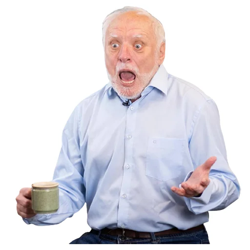 😲 Стикер «Ultimate Harold» для Telegram