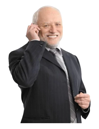 🤙 Стикер «Ultimate Harold» для Telegram