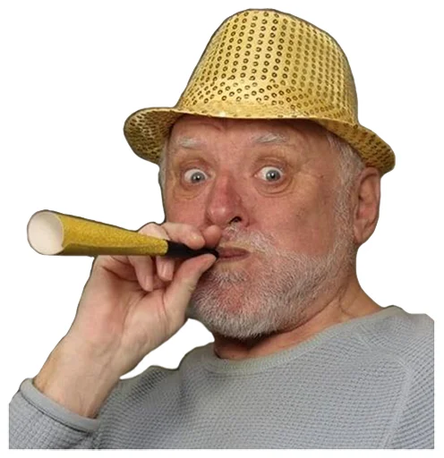 Стикерпак Ultimate Harold для Telegram