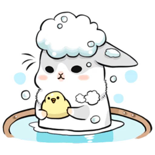 Стикерпак Ultimate Machiko Rabbit Pack для Telegram