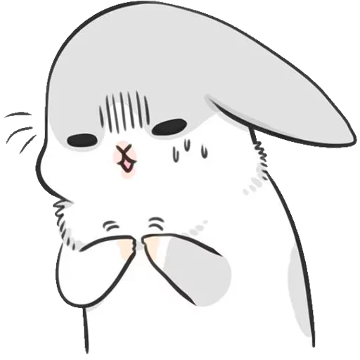 😨 Стикер «Ultimate Machiko Rabbit Pack» для Telegram