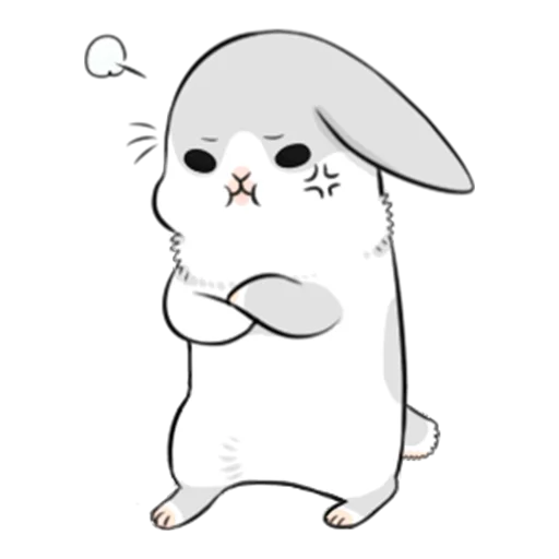 😠 Стикер «Ultimate Machiko Rabbit Pack» для Telegram