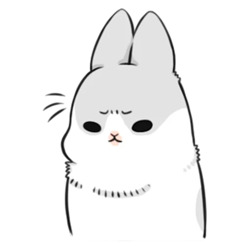 😠 Стикер «Ultimate Machiko Rabbit Pack» для Telegram