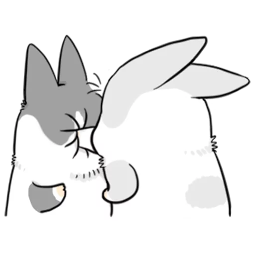 👊 Стикер «Ultimate Machiko Rabbit Pack» для Telegram