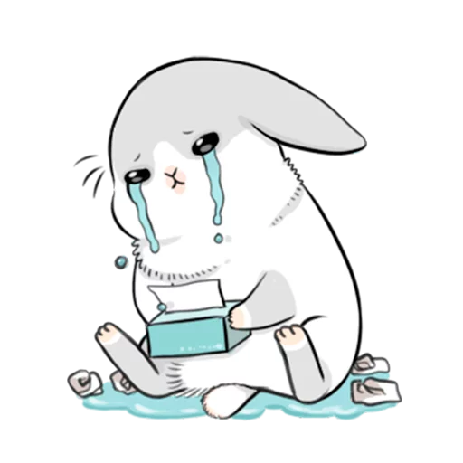 😢 Стикер «Ultimate Machiko Rabbit Pack» для Telegram