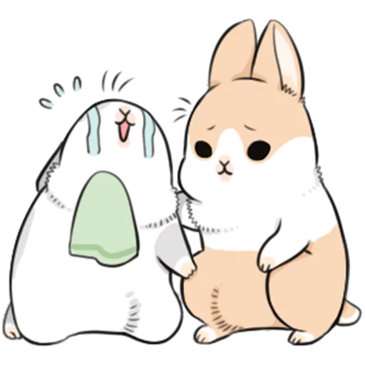 😭 Стикер «Ultimate Machiko Rabbit Pack» для Telegram