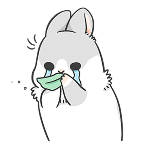 😖 Стикер «Ultimate Machiko Rabbit Pack» для Telegram