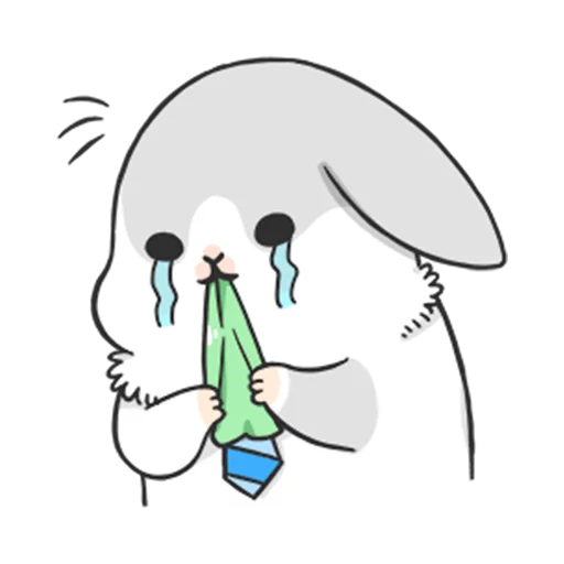 😖 Стикер «Ultimate Machiko Rabbit Pack» для Telegram