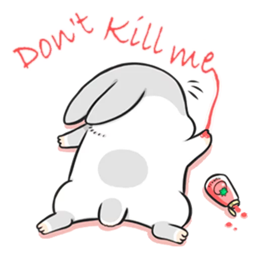 🔪 Стикер «Ultimate Machiko Rabbit Pack» для Telegram