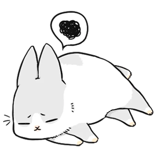 😔 Стикер «Ultimate Machiko Rabbit Pack» для Telegram