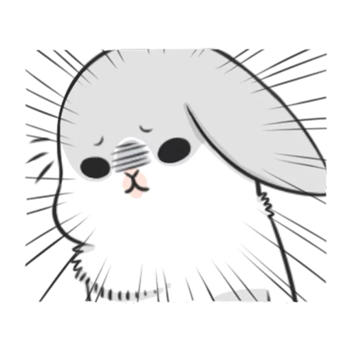 😨 Стикер «Ultimate Machiko Rabbit Pack» для Telegram