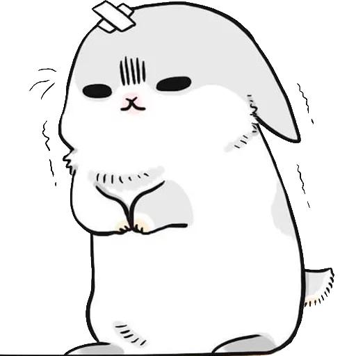 😑 Стикер «Ultimate Machiko Rabbit Pack» для Telegram