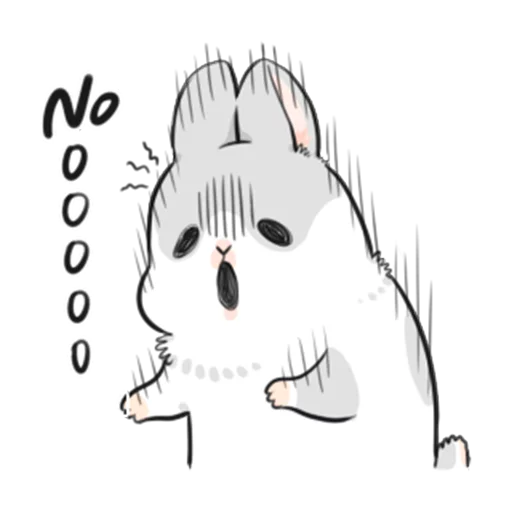 😱 Стикер «Ultimate Machiko Rabbit Pack» для Telegram
