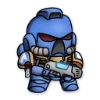 Стикер 22 Ultramarines 40K Chibi