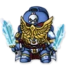Стикер 27 Ultramarines 40K Chibi
