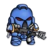 Стикер 24 Ultramarines 40K Chibi