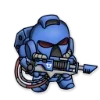 Стикер 7 Ultramarines 40K Chibi