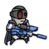 Стикер 2 Ultramarines 40K Chibi