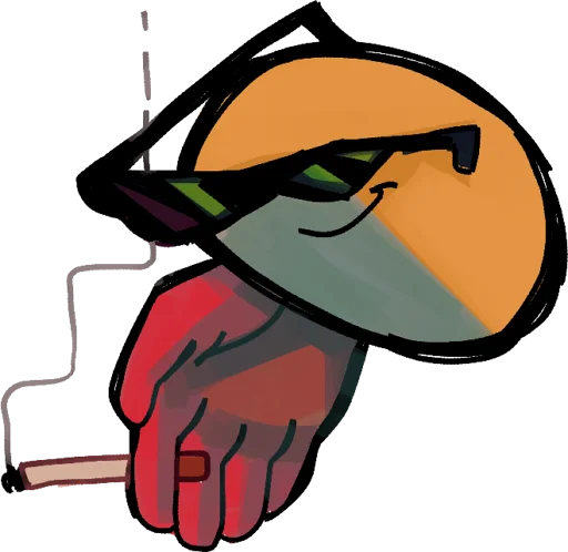 🗿 Стикер «i have a fucking anxiety» для Telegram