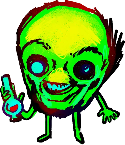 🌱 Стикер «i have a fucking anxiety» для Telegram